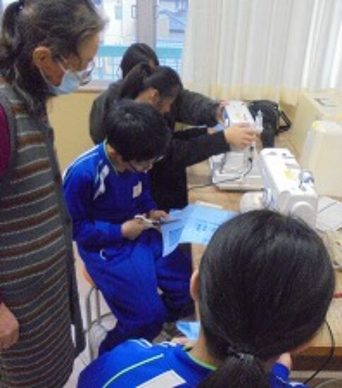 ミシン実習【５年生】